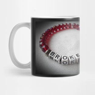 Broken In Red Mug